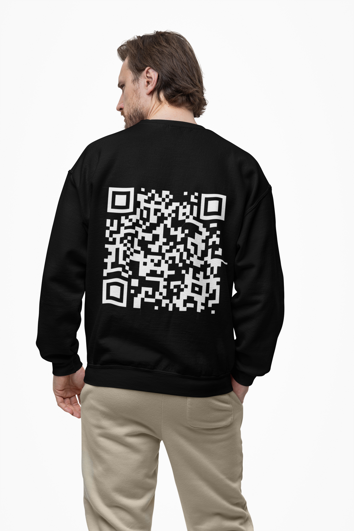 Jesus Loves You QR Code Sweater - Unisex Design with Salvation Steps PRINT ON BACK