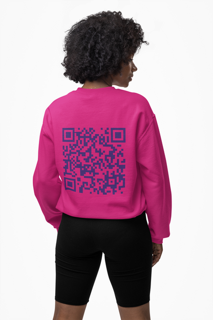 Jesus Loves You QR Code Sweater - Unisex Design with Salvation Steps PRINT ON BACK